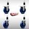 Service Caster 5'' SS Solid Poly Swivel 1-1/2'' Expanding Stem Caster Set 2 Total Lock Brakes, 4PK SCC-SSEXTTL20S514-SPUS-2-S-2-112 - alternate 3